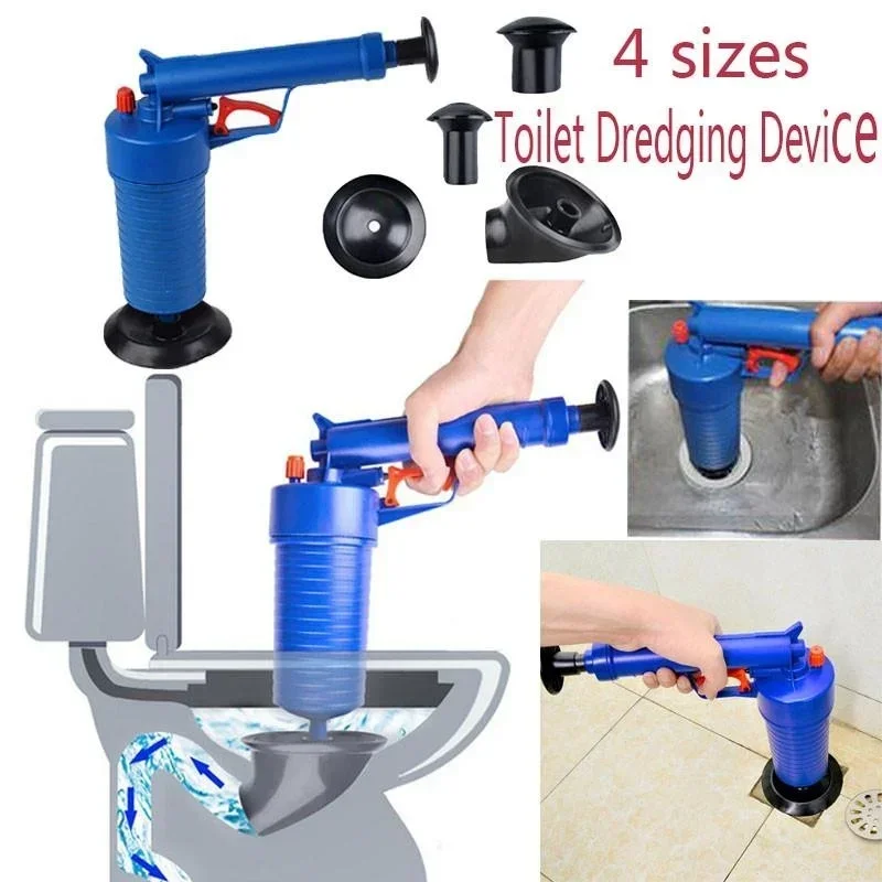 Plunger Toilet - High Pressure Toilet Plunger Pump Drain