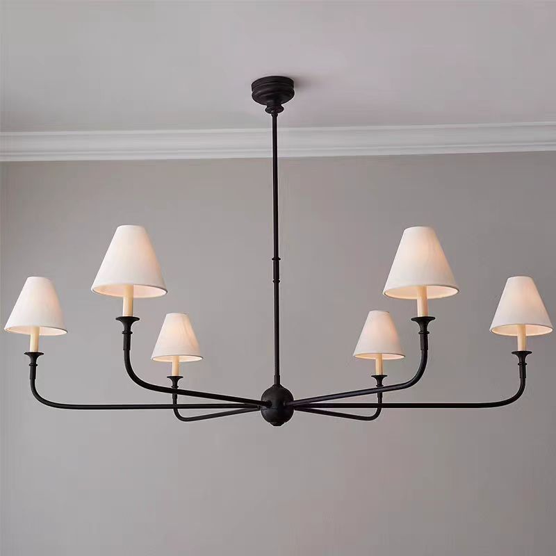 Home Of The Year Bathroom - Visual Comfort Piaf Chandelier Retro Led