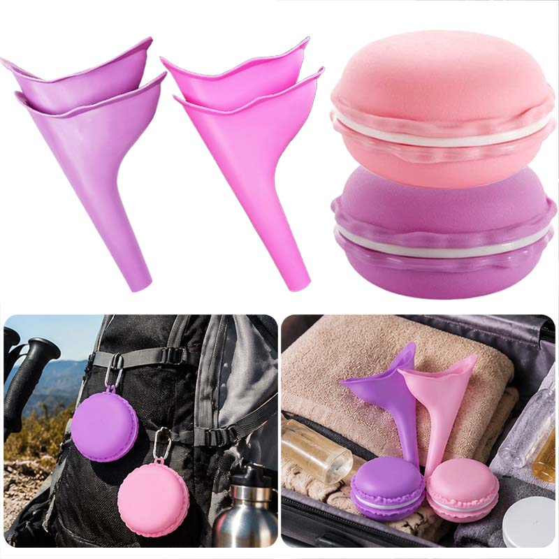 Home Bathroom Urinal - Reusable Silicone Female Urination Device Women