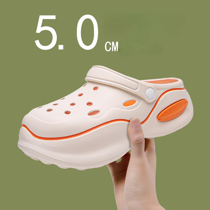 Home Outside Bathroom - Summer Women Slippers 5cm Platform Clogs
