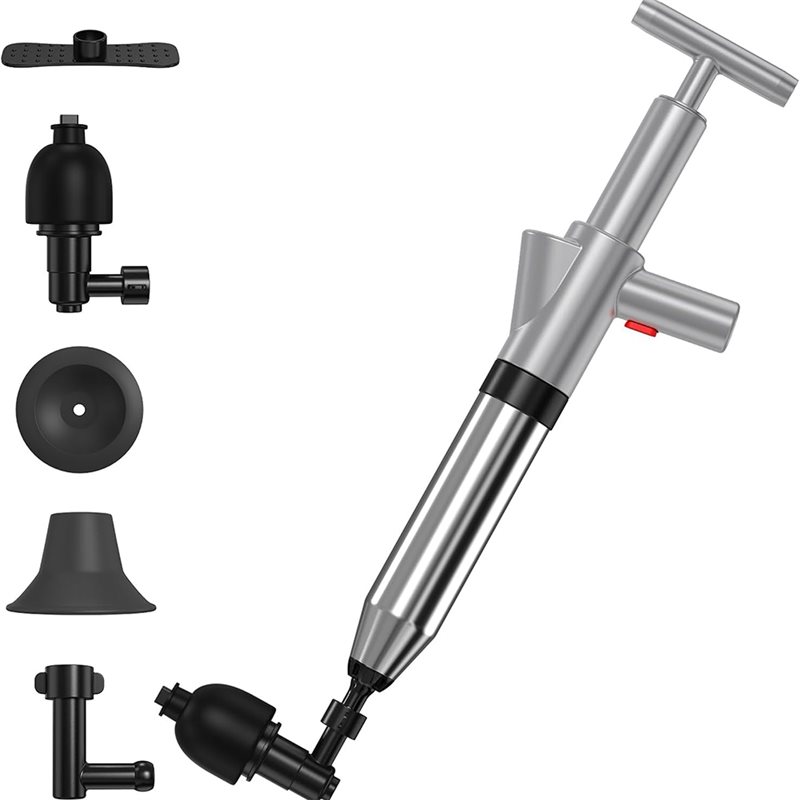 Plunger Toilet - ABMS-High Pressure Air Plunger,Upgraded With Barometer,