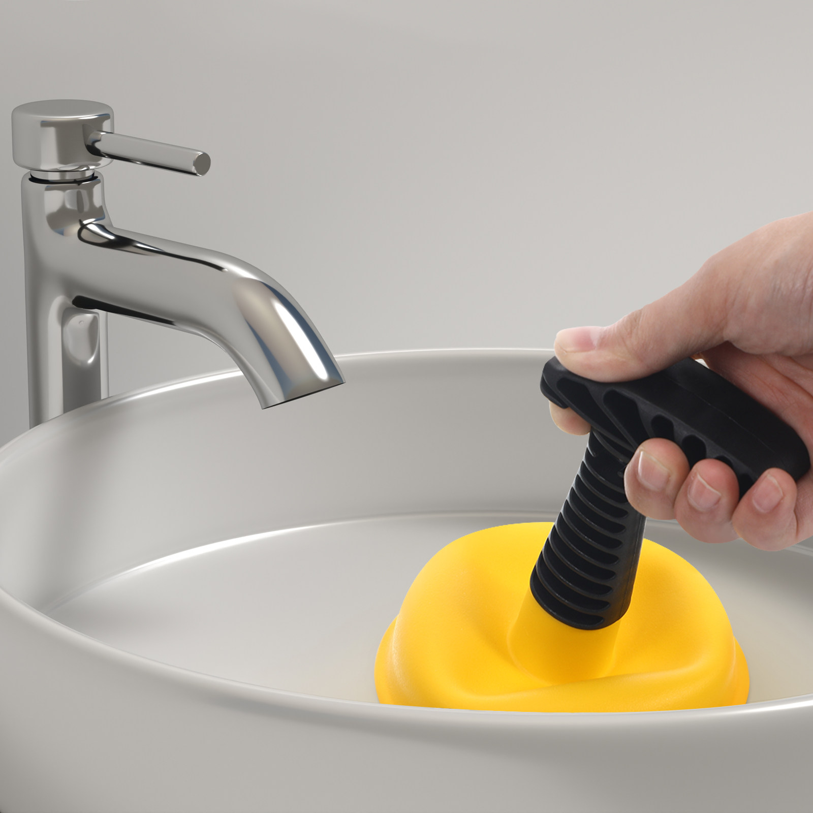 Plunger Toilet - 2Pcs Drain Unclogger Long Handle Toilet