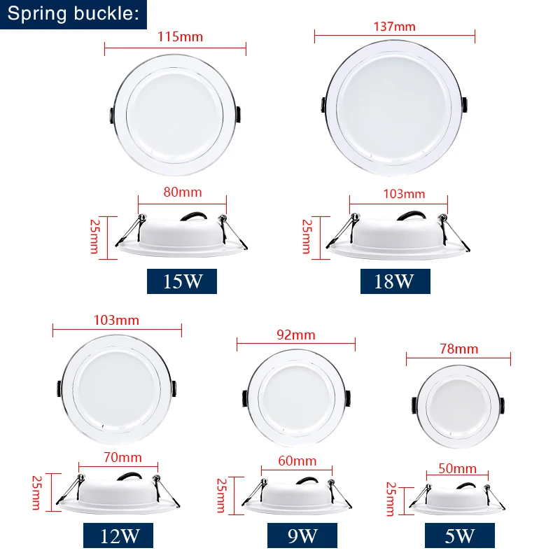 10pcs/lot Led Downlight  AC 22 - Home Of The Year Bathroom 评论和价格