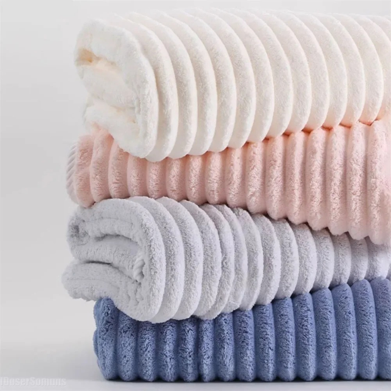 New Coral Velvet Bath Towel Fa - Home Goods Bathroom Sets 评论和价格