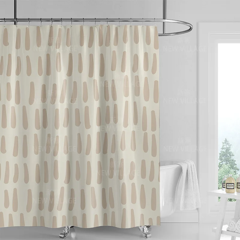 Abstract Geometric Graffiti Sh - Shower Curtain Liner 评论和价格