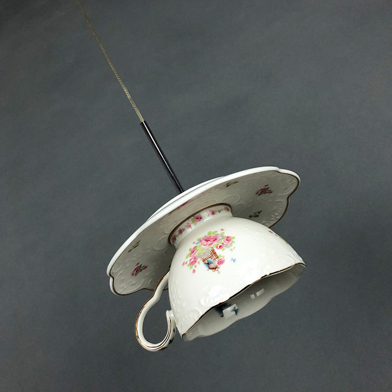 Flower Coffee Cup Pendant Ligh - Home Of The Year Bathroom 评论和价格
