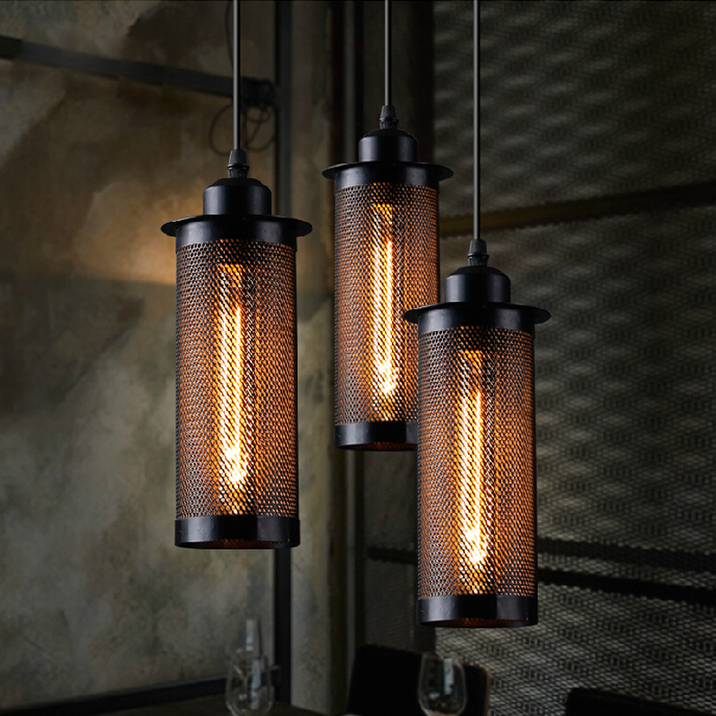 Retro Mesh Cage Pendant Light  - Home Of The Year Bathroom 评论和价格