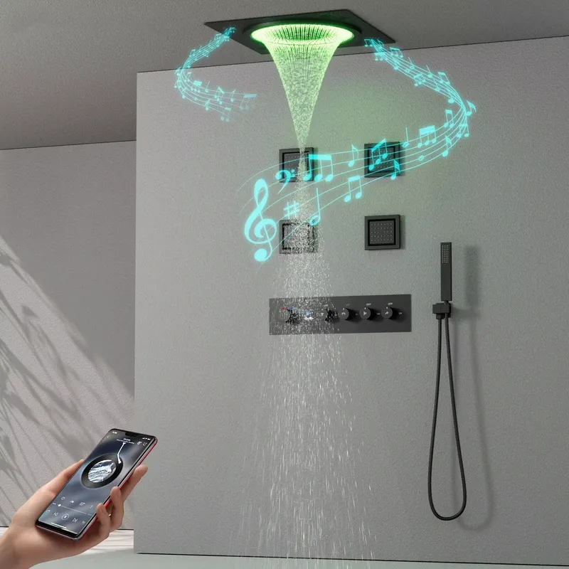 Smart LED Shower Set Bathroom  - Home For Bathroom 评论和价格