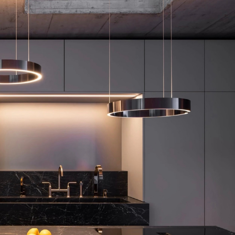 Luxury Design Circle LED Penda - Home Of The Year Bathroom 评论和价格
