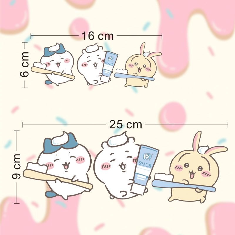 Hot Chiikawa Mirror Stickers S - Home Center Bathroom Accessories 评论和价格