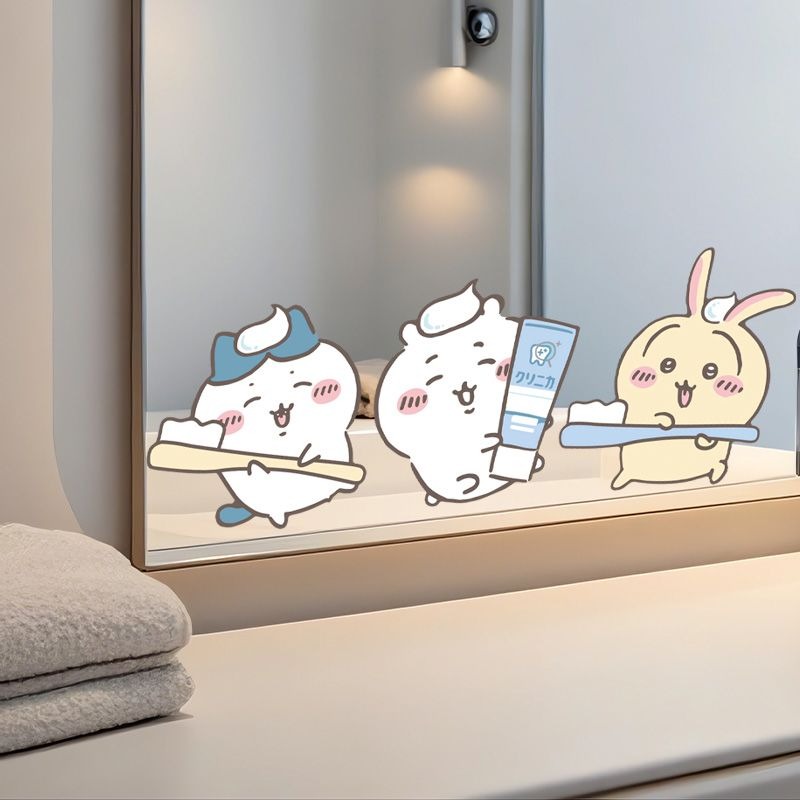 Hot Chiikawa Mirror Stickers S - Home Center Bathroom Accessories 评论和价格