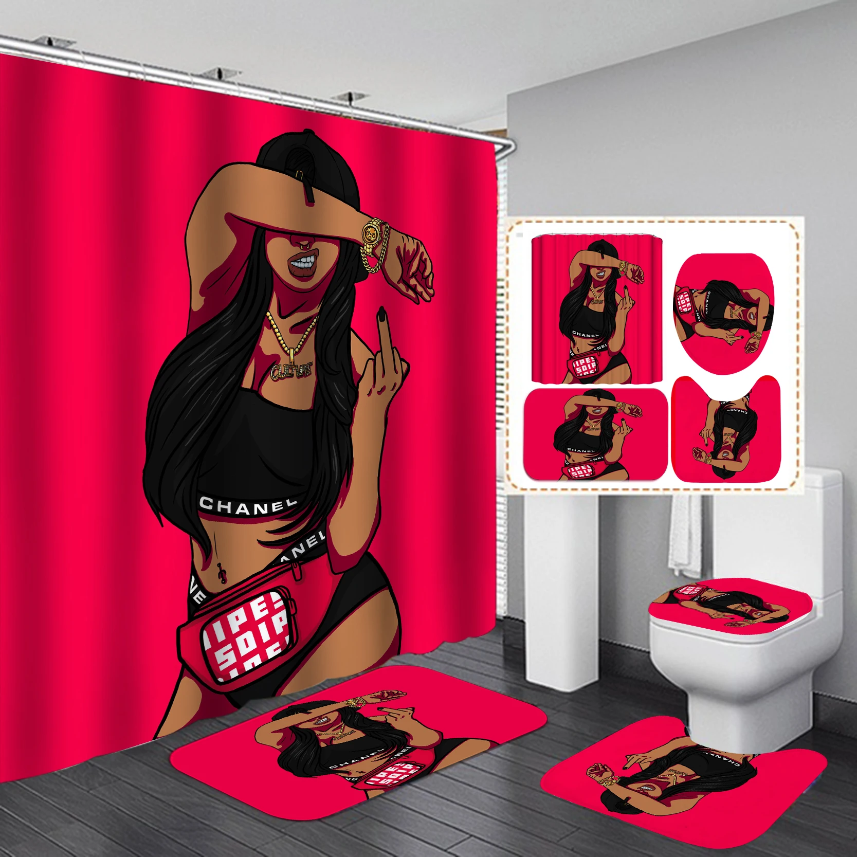 Home Goods Cool African Girl C - Home Goods Bathroom Sets 评论和价格