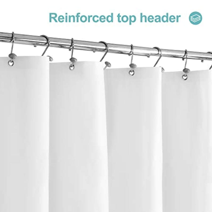 White Shower Curtain Liner wit - Shower Curtain Liner 评论和价格