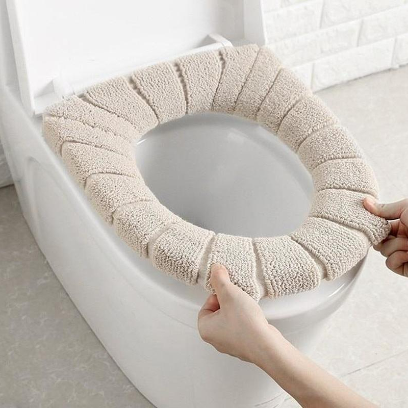 Toilet Seat Cover Warm Soft Ac - Home Center Bathroom Accessories 评论和价格