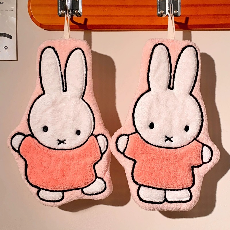Miffy Rabbit Hand Towel Cute F - Home Goods Bathroom Sets 评论和价格