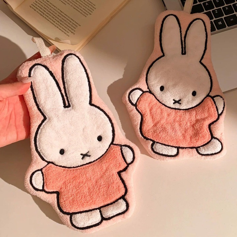 Miffy Rabbit Hand Towel Cute F - Home Goods Bathroom Sets 评论和价格