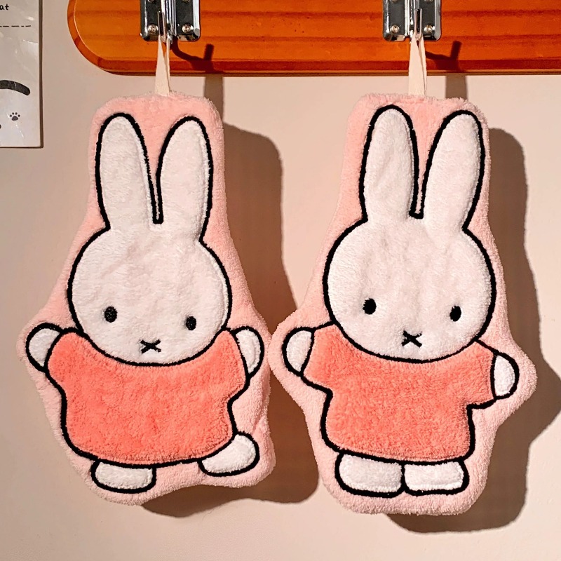Miffy Rabbit Hand Towel Cute F - Home Goods Bathroom Sets 评论和价格