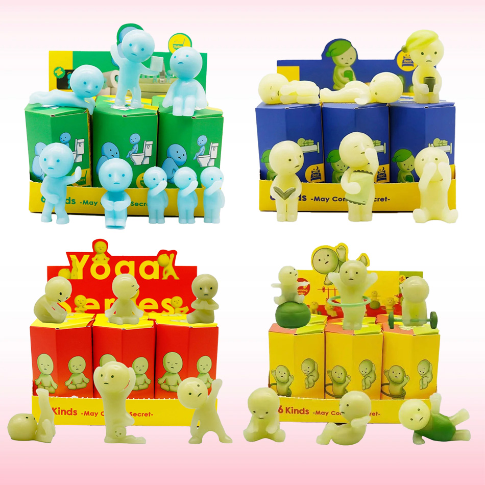 Glow In The Dark Mini Figure S - Home Goods Bathroom Sets 评论和价格