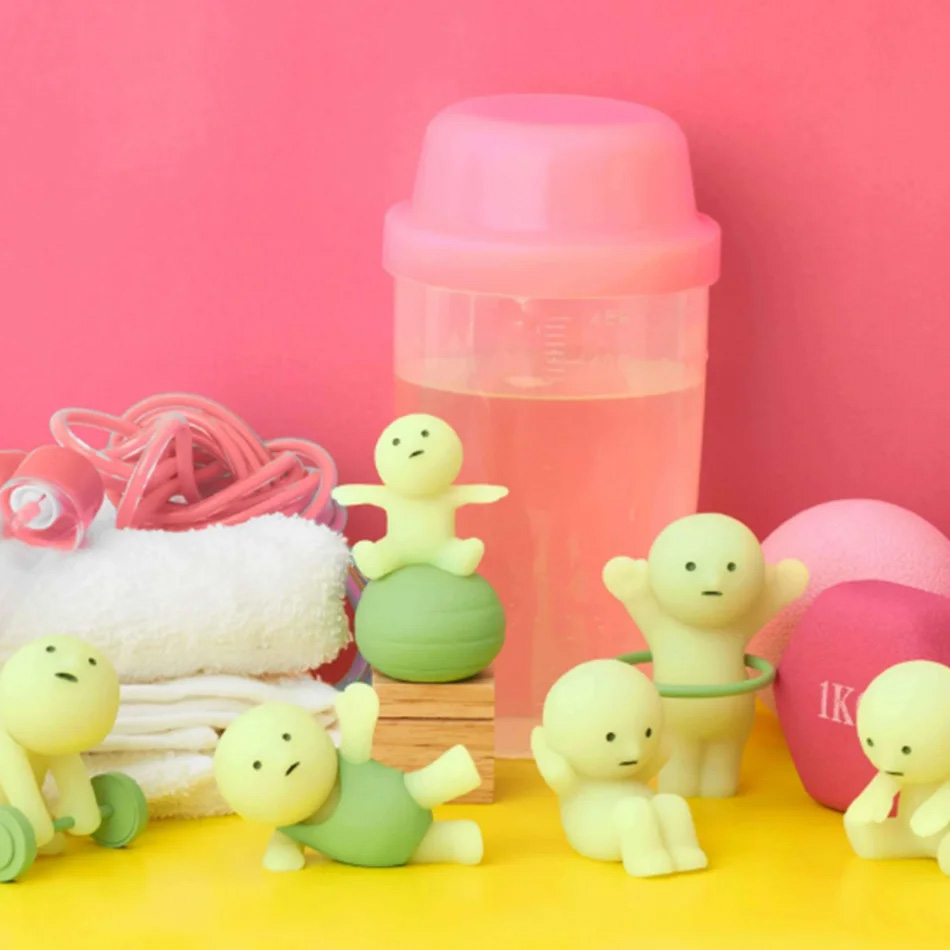 Glow In The Dark Mini Figure S - Home Goods Bathroom Sets 评论和价格