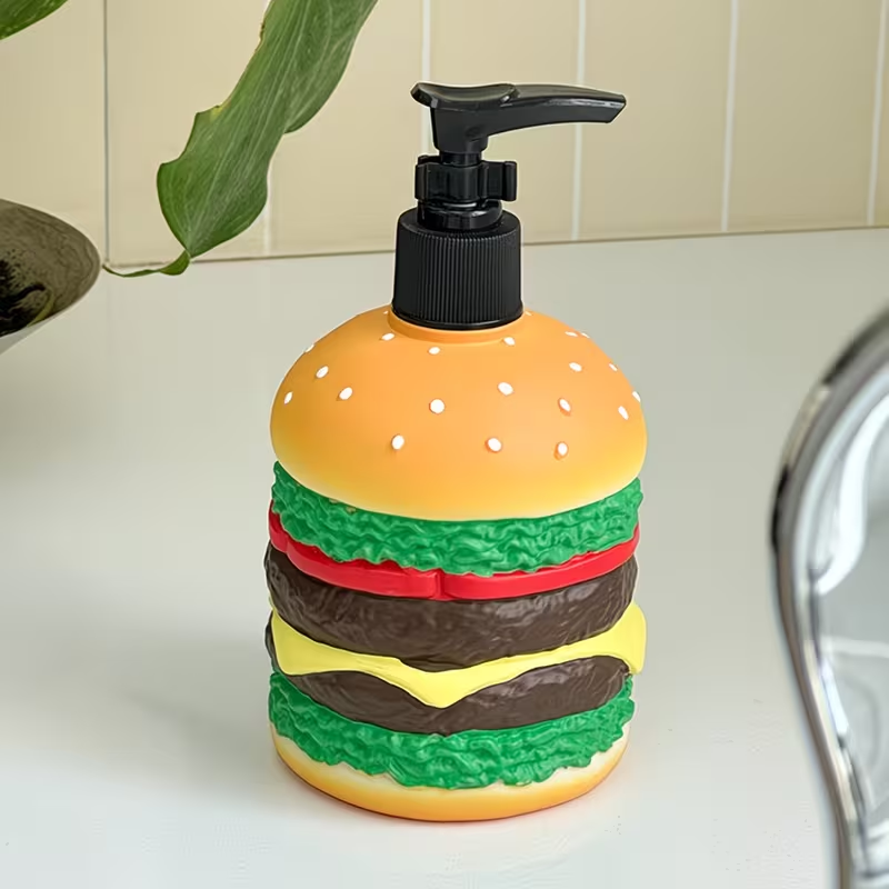 Cute hamburger shaped press-ty - Home Center Bathroom Accessories 评论和价格