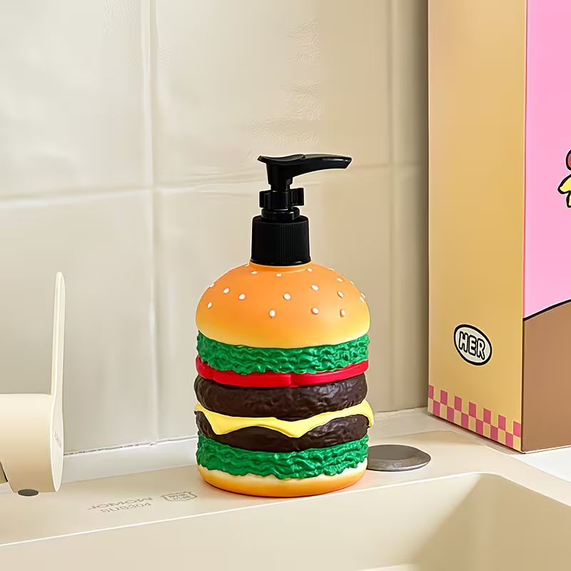 Cute hamburger shaped press-ty - Home Center Bathroom Accessories 评论和价格