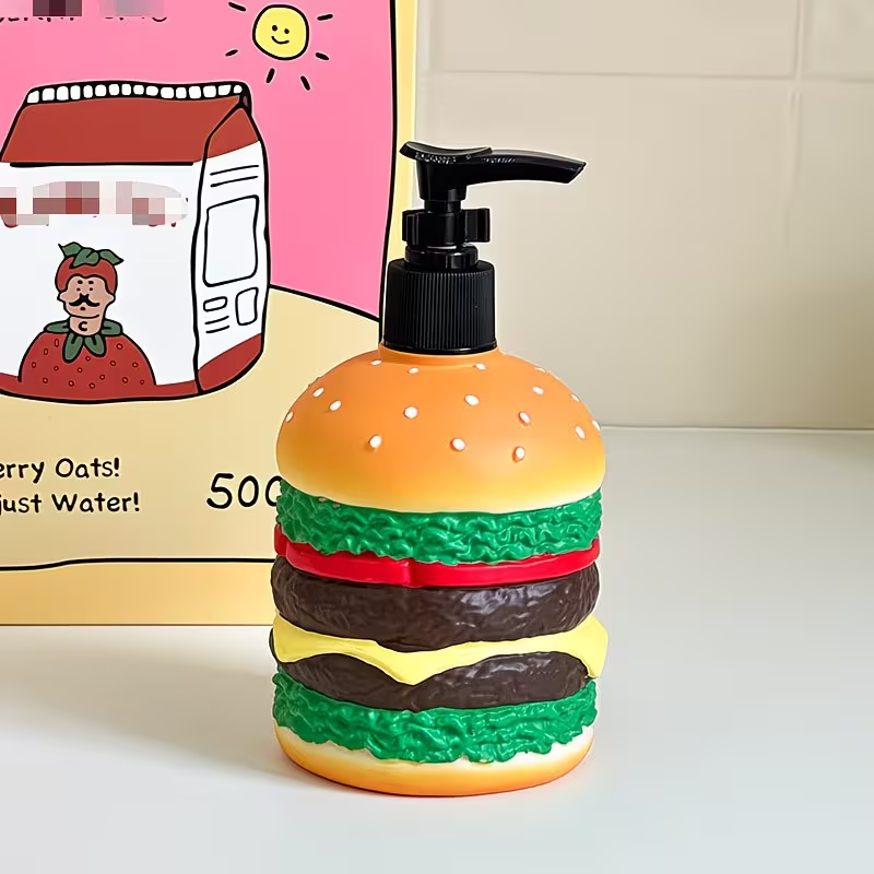 Cute hamburger shaped press-ty - Home Center Bathroom Accessories 评论和价格
