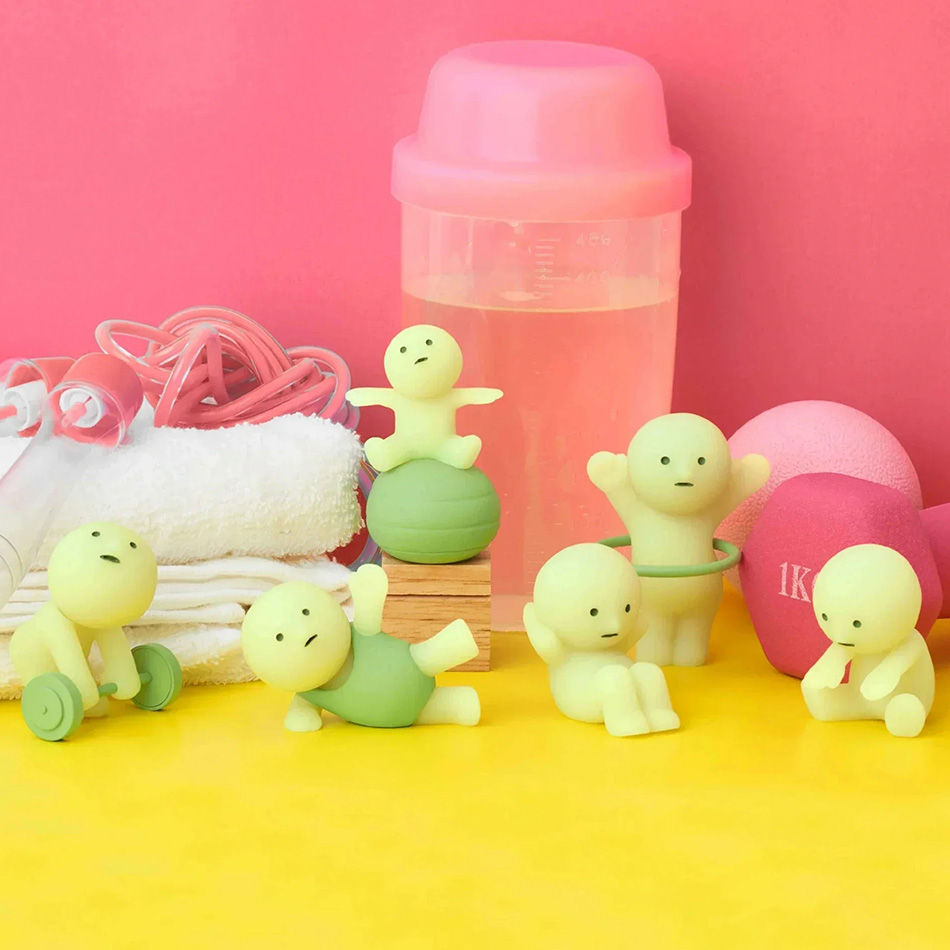 Glow In The Dark Mini Figure S - Home Goods Bathroom Sets 评论和价格
