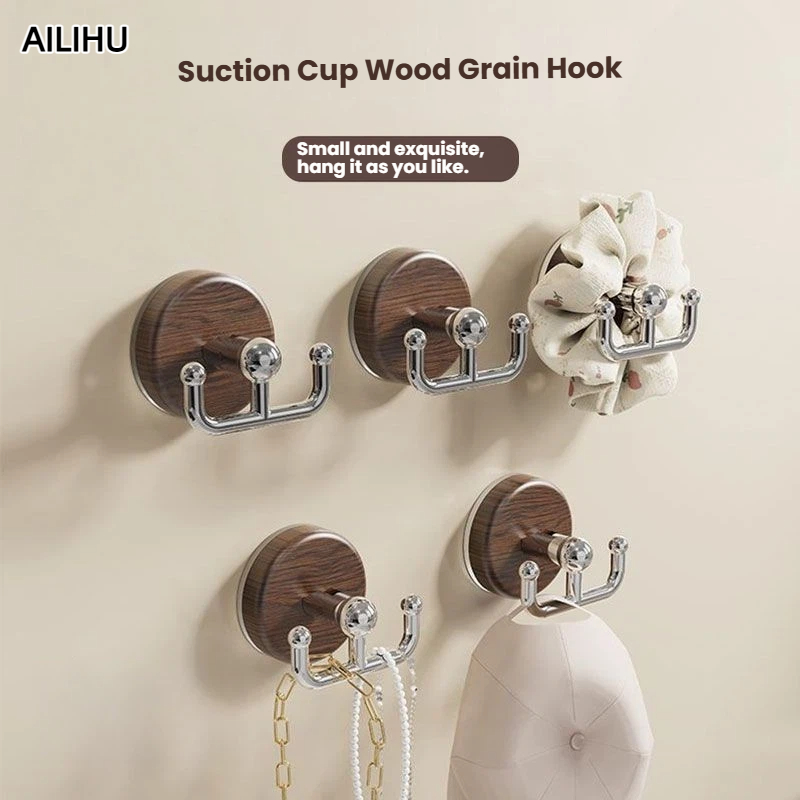 Home Storage Wood Grain Suctio - Home Bathroom Door 评论和价格