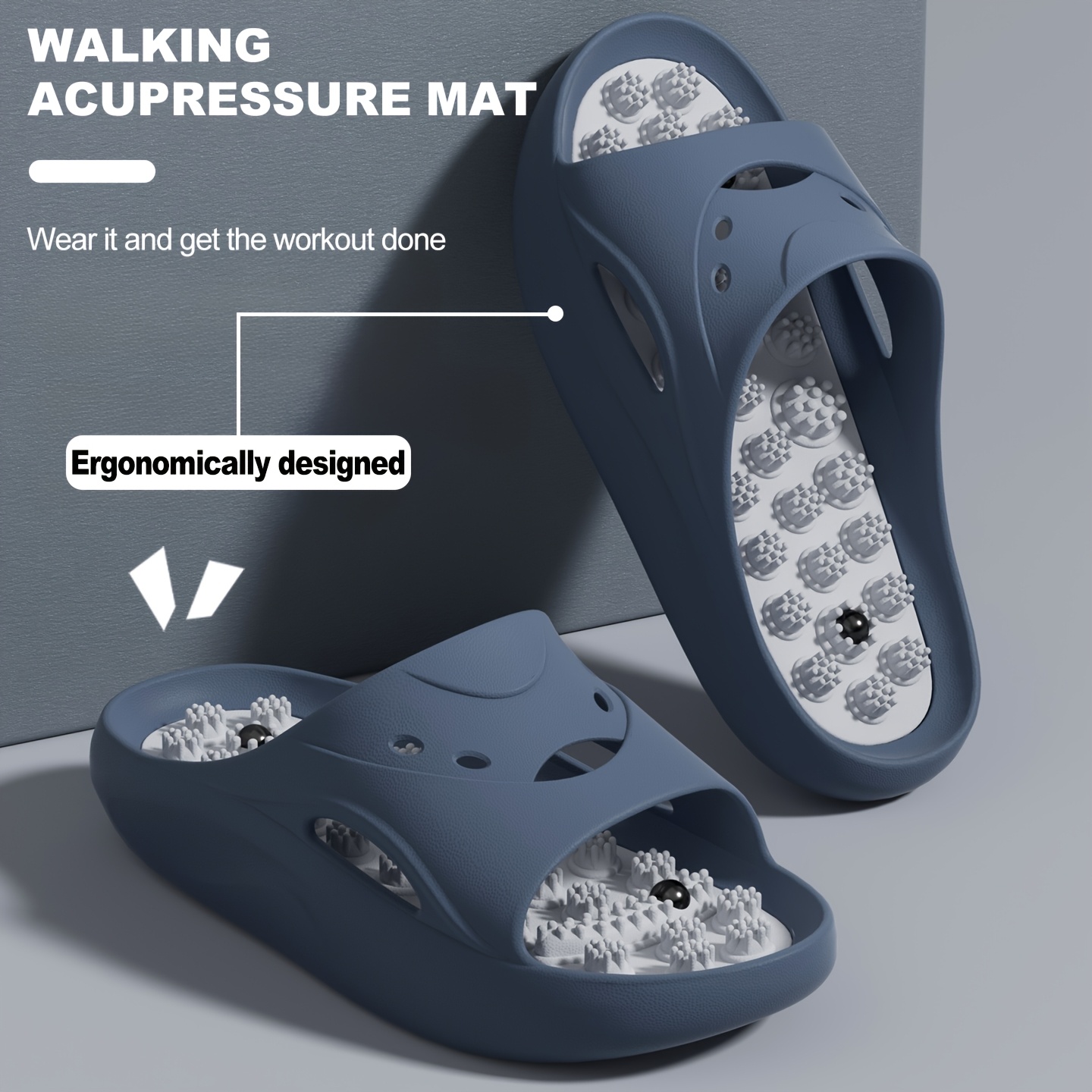 Women Men EVA Massage Slippers - Home Bath 评论和价格
