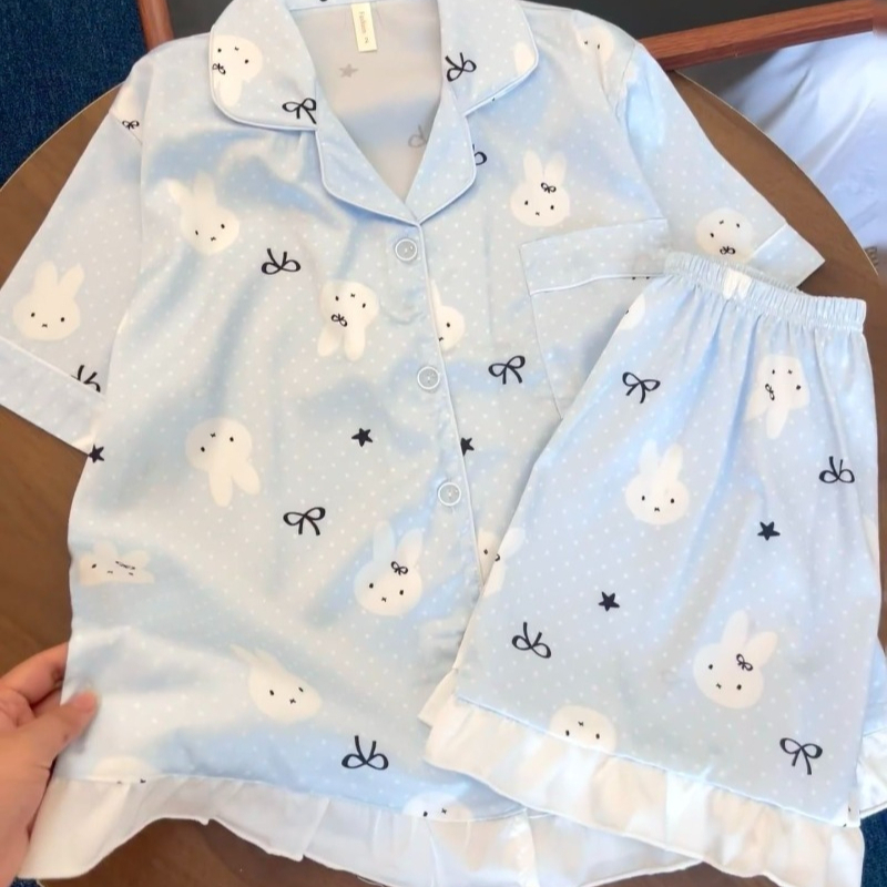 Kawaii Miffy Summer Ice Silk P - Home Goods Bathroom Sets 评论和价格