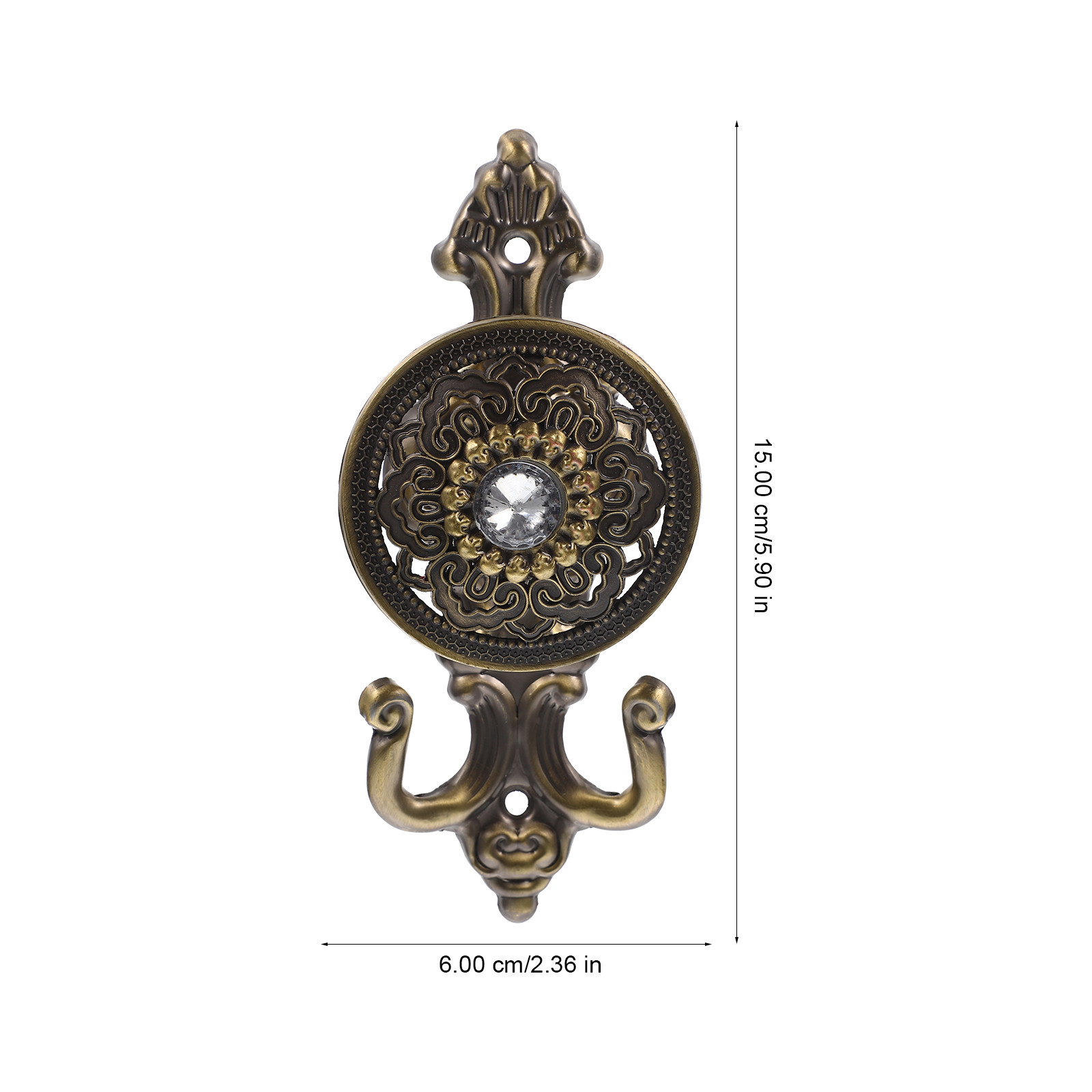 2Pcs Elegant Retro Rhinestone  - Home Bathroom Door 评论和价格