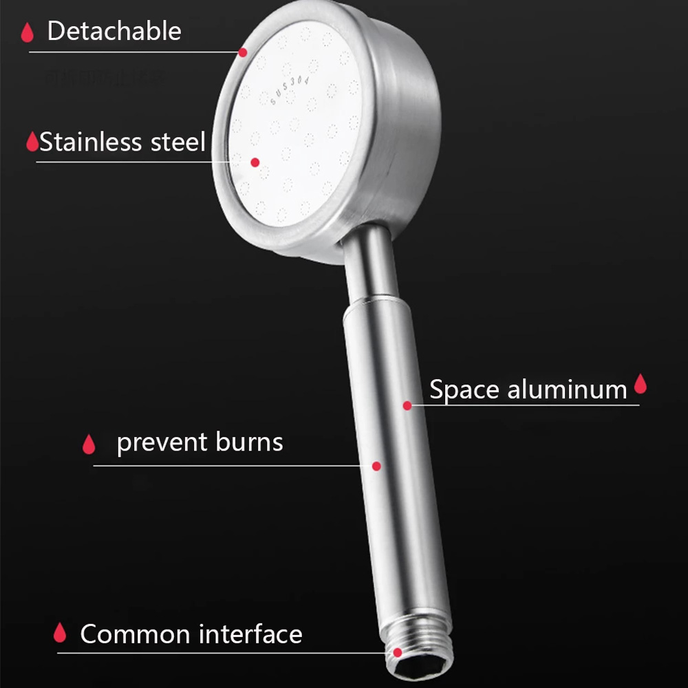 304 Stainless Steel Shower Hea - Home Center Bathroom Accessories 评论和价格