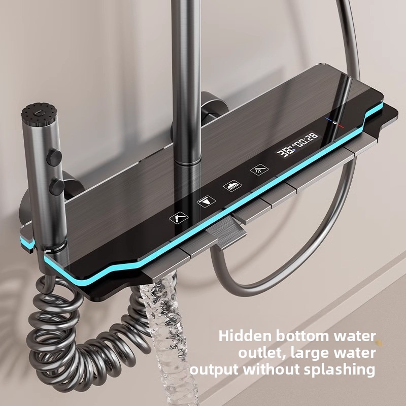 Digital Shower Head Set Pressu - Home For Bathroom 评论和价格
