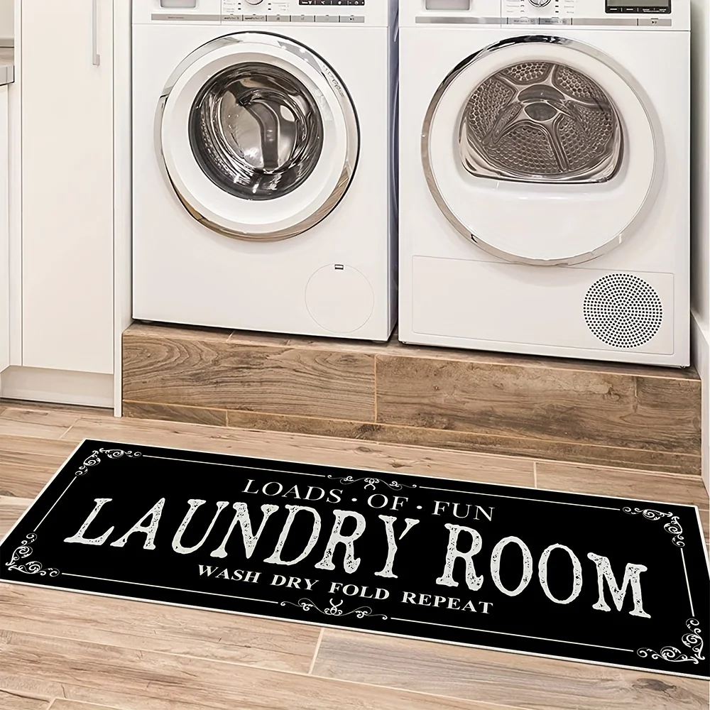 Laundry Room Rug Runner Non Sl - Home Center Bathroom Accessories 评论和价格