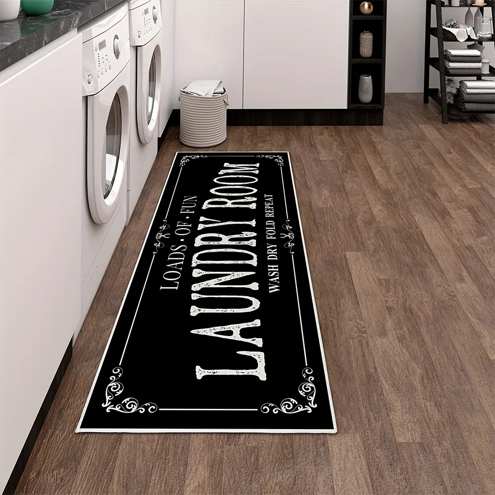 Laundry Room Rug Runner Non Sl - Home Center Bathroom Accessories 评论和价格