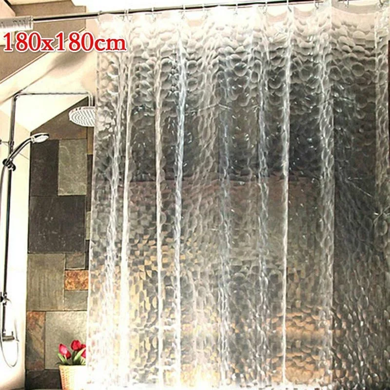 1PCS 180x180cm 3D Bathroom Bat - Shower Curtain Liner 评论和价格
