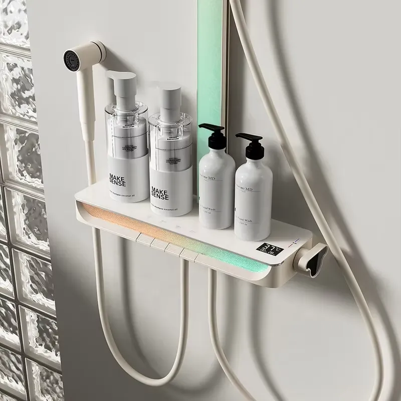 Brass Digital Waterfall Shower - Home For Bathroom 评论和价格