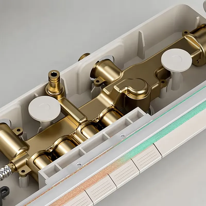 Brass Digital Waterfall Shower - Home For Bathroom 评论和价格
