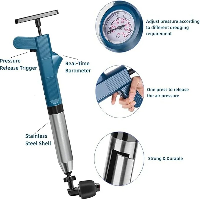 New Stainless Steel Toilet Plu - Plunger Toilet 评论和价格