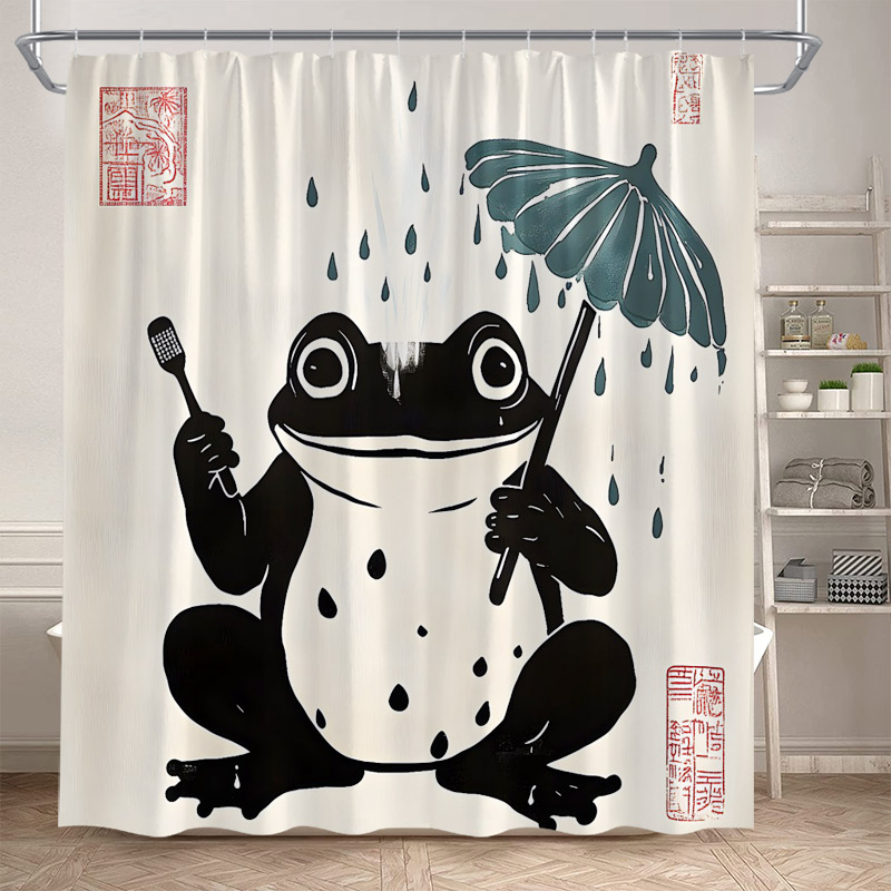 Funny Bathing Dinosaur Shower  - Shower Curtain Liner 评论和价格