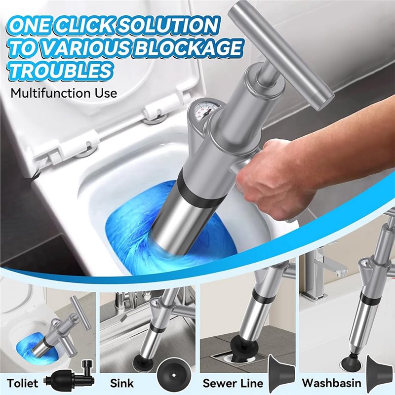 ABMS-High Pressure Air Plunger - Plunger Toilet 评论和价格