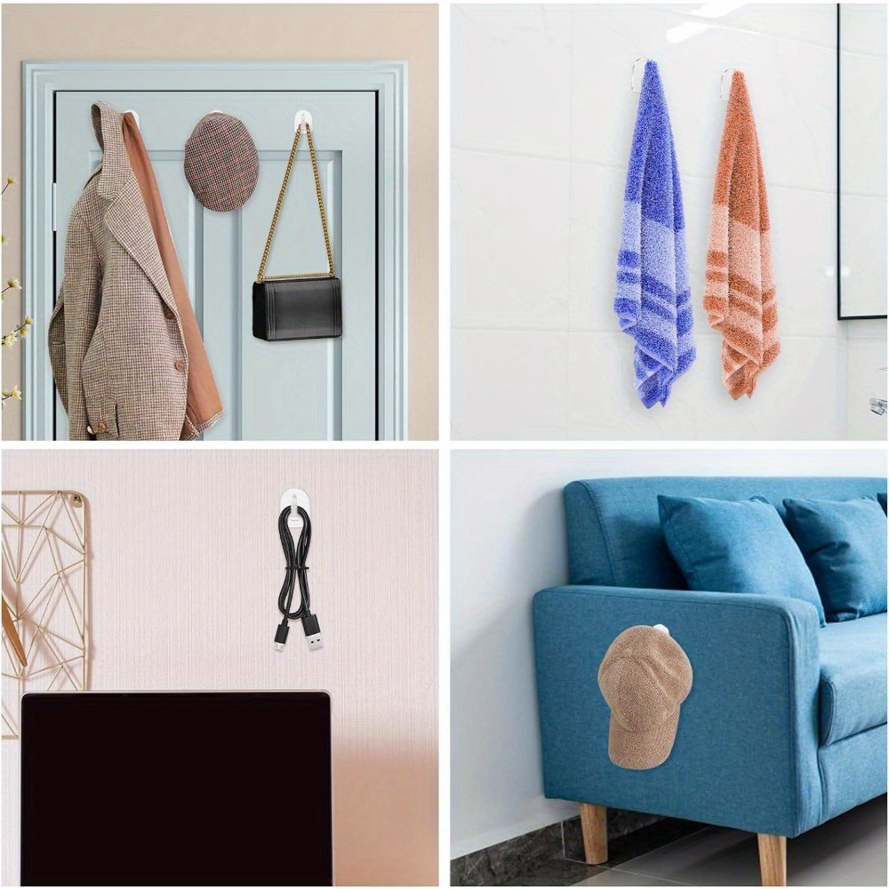 10-piece simple mini sticky ho - Home Bathroom Door 评论和价格