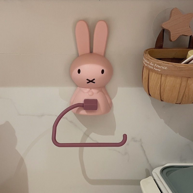Kawaii Miffy Toilet Paper Rack - Home Edit Bathroom Organizer 评论和价格