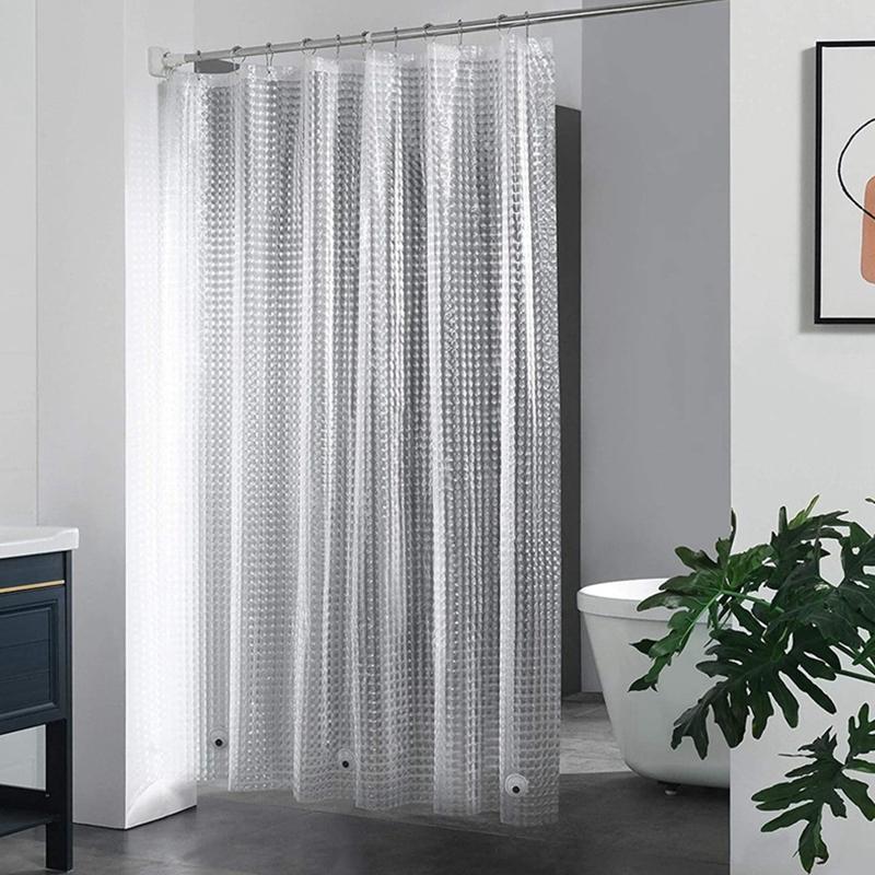 PEVA Gravel Shower Curtain Tra - Shower Curtain Liner 评论和价格