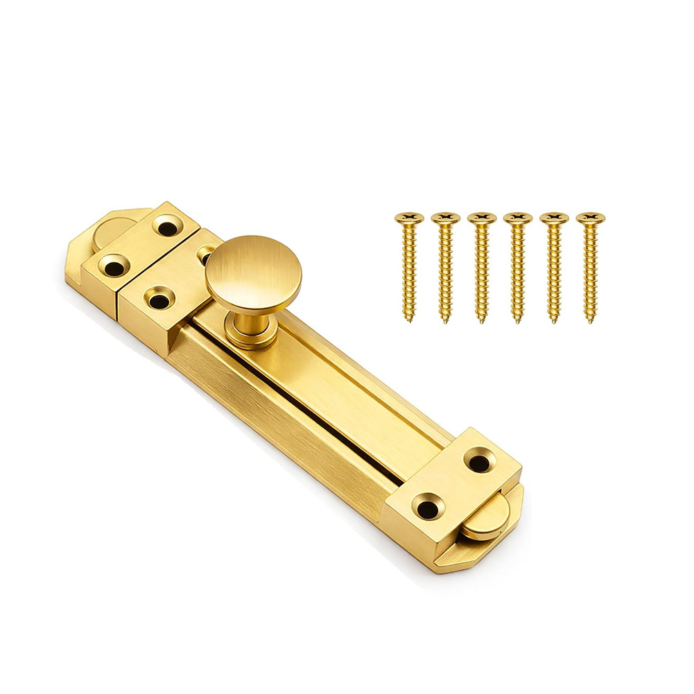 5 Inch Solid Brass Sliding Doo - Home Bathroom Door 评论和价格