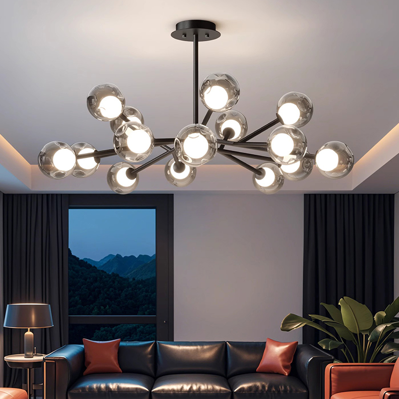 Modern Glass Ball Led Pendant  - Home Of The Year Bathroom 评论和价格