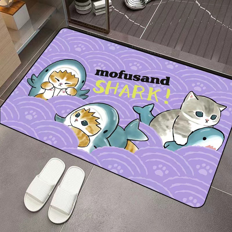 Mofusand Cartoon Diatom Mud Ab - Home Bathroom Door 评论和价格