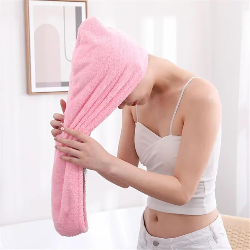 1PC Coral Fleece Hair Towel Wr - Home Bathroom Gadgets 评论和价格