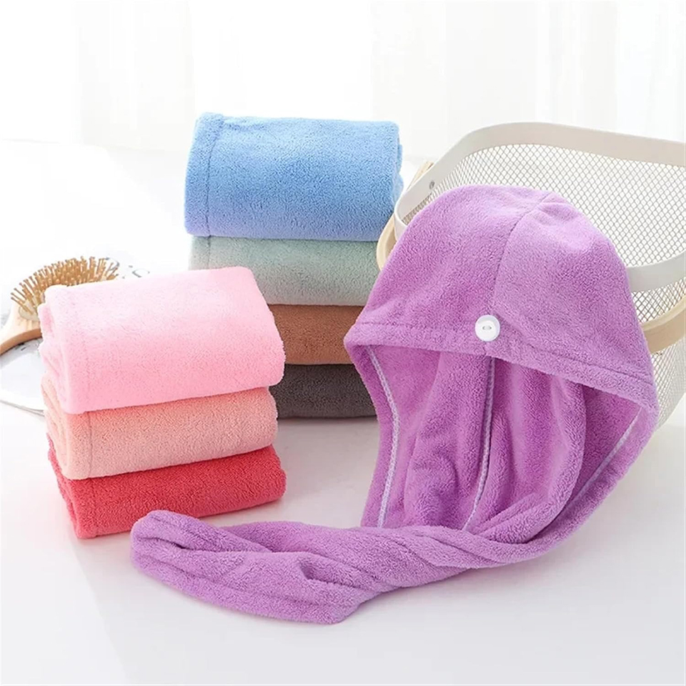 1PC Coral Fleece Hair Towel Wr - Home Bathroom Gadgets 评论和价格