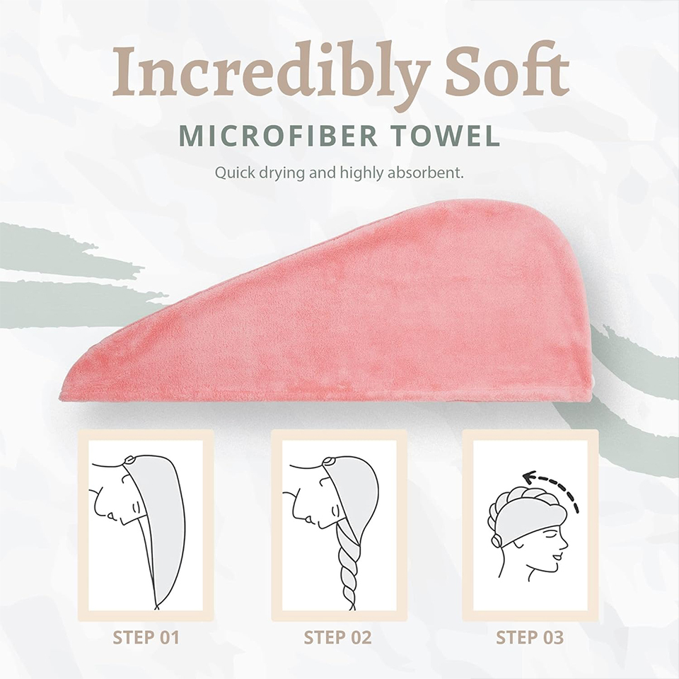 1PC Coral Fleece Hair Towel Wr - Home Bathroom Gadgets 评论和价格